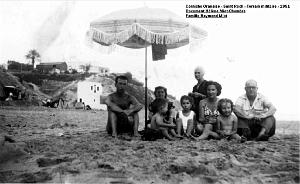 PLAGE DE ST ROCH La famille Hernandez est partie sauf Jeanne et sa G.M